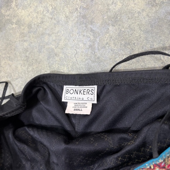 Y2K Bonkers Clothing Co Womens Black Lace Dress Sz S Goth Grunge Dark Romantic - Picture 7 of 11